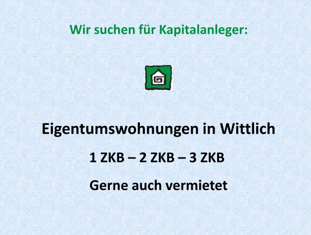 Gesuch 4 ETW